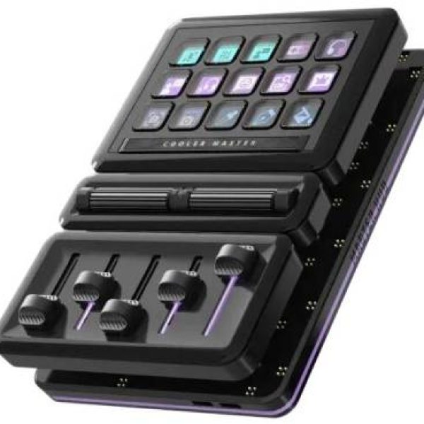 Cooler Master- Master Hub Kit- MHSK13AA00 Includes - MHBS01AA46 (BASE)+ MHKD15AA43 (15XKEY IPS DISPLAY) +MHFD05AA42 + MHRR02AA41