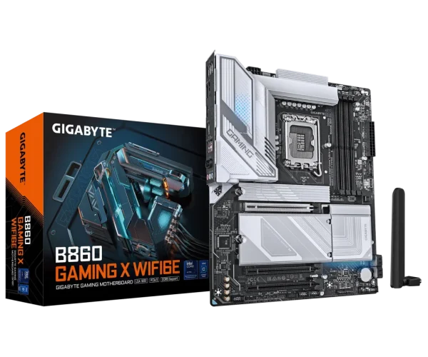 GIGABYTE Intel® B860 Chipset for LGA 1851; 4x DDR5; 3x M2; HDMI/DP/USB4.0 ; ATX.
