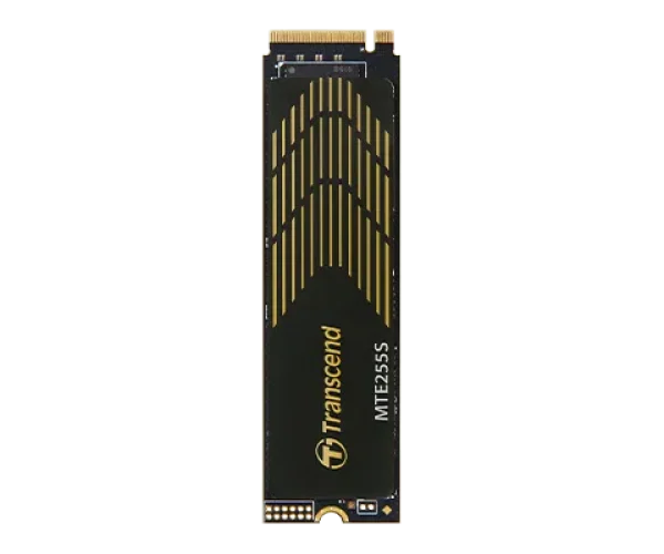 TRANSCEND 1TB MTE255S PCI-E GEN 4X4 M.2 NVMe 2280 SSD 3D NAND -7400 MB/s Read 5200 MB/s Write- Graphen Heat Spreader -600TBW