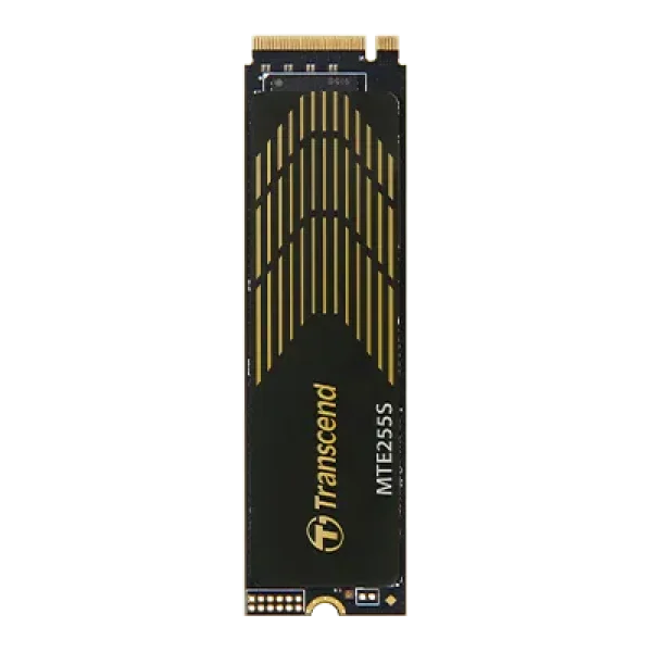TRANSCEND 1TB MTE255S PCI-E GEN 4X4 M.2 NVMe 2280 SSD 3D NAND -7400 MB/s Read 5200 MB/s Write- Graphen Heat Spreader -600TBW