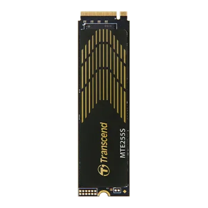 TRANSCEND 1TB MTE255S PCI-E GEN 4X4 M.2 NVMe 2280 SSD 3D NAND -7400 MB/s Read 5200 MB/s Write- Graphen Heat Spreader -600TBW
