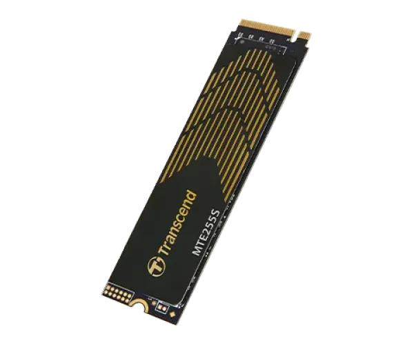 TRANSCEND 2TB MTE255S PCI-E GEN 4X4 M.2 NVMe 2280 SSD 3D NAND -7400 MB/s Read 6500 MB/s Write- Graphen Heat Spreader -1200TBW