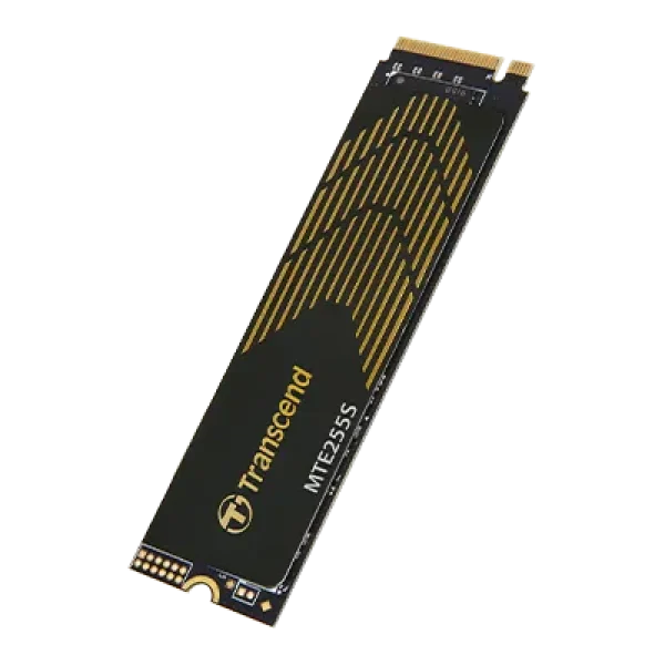 TRANSCEND 2TB MTE255S PCI-E GEN 4X4 M.2 NVMe 2280 SSD 3D NAND -7400 MB/s Read 6500 MB/s Write- Graphen Heat Spreader -1200TBW