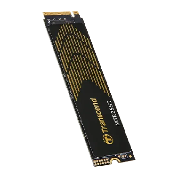 TRANSCEND 2TB MTE255S PCI-E GEN 4X4 M.2 NVMe 2280 SSD 3D NAND -7400 MB/s Read 6500 MB/s Write- Graphen Heat Spreader -1200TBW