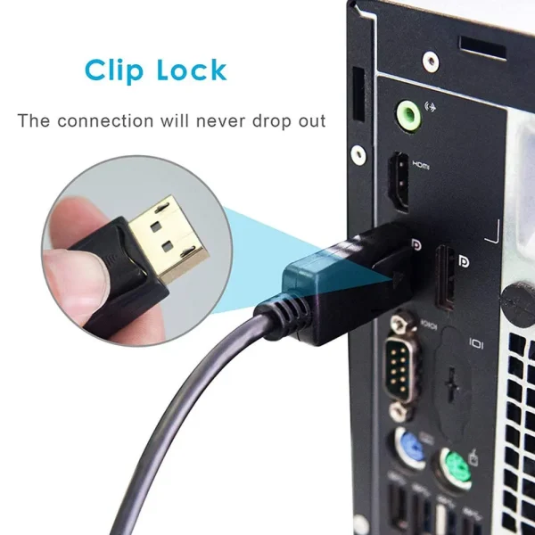 RCT display port to VGA (M to F) adapter .