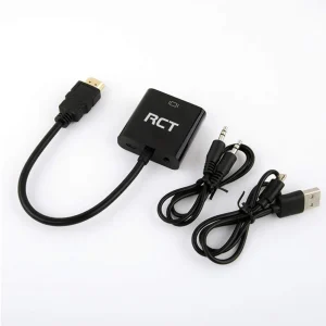 RCT HDMI to VGA (M to F) adapter with audio