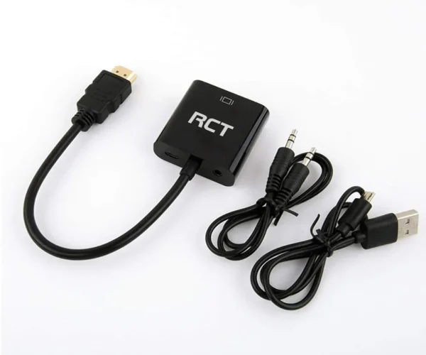 RCT HDMI to VGA (M to F) adapter with audio