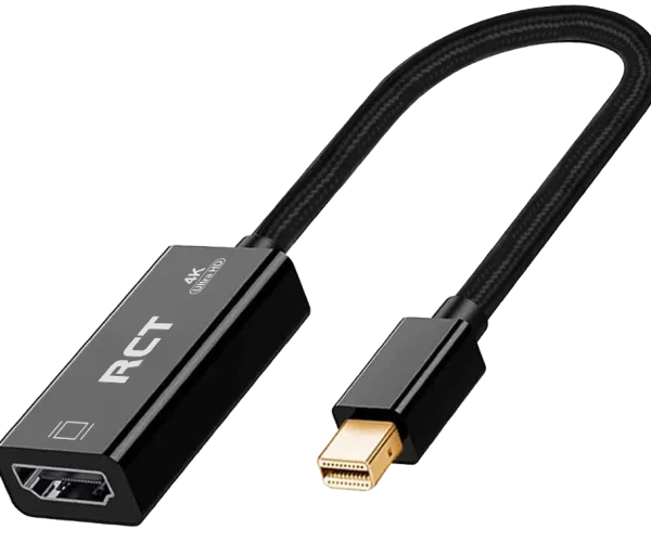RCT mini display port to HDMI 4K (M to F) adapter