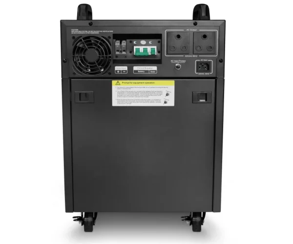 RCT 2KVA/2000W LINE INTERACTIVE UPS INVERTER TROLLEY WITH 2 X 100AH BATTERIES  (Warranty Electronics- 1 year; Battery 6 Month)