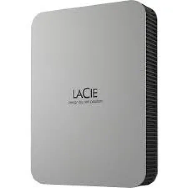 Seagate LaCie 4TB; USB-C; USB 3.1; Aluminum enclosure; Silver