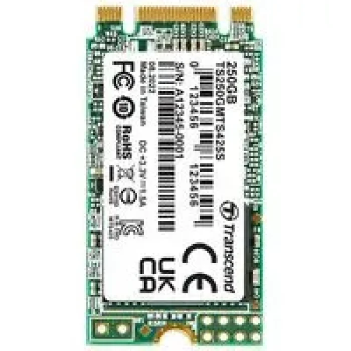 TRANSCEND 1 TB MTS425S M.2 SATA 3 2242 SSD 3D NAND - CACHELESS