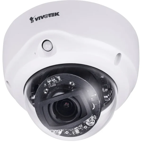 VIVOTEK Indoor Dome; 2MP; 2.8-12mm Remote Focus; 50M IR; WDR PRO; IO.
