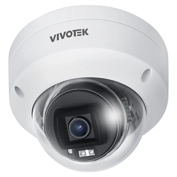 Outdoor IK10 Dome; H.265 5MP; 2.8mm; 30M IR; DI/DO; WDR PRO; Smart VCA; Deep Search