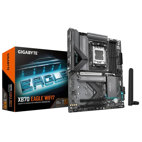 GIGABYTE AMD X870 Chipset for AMD AM5; 4x DDR5; 3x M2; HDMI/2 x USB4® USB Type-C®; ATX.