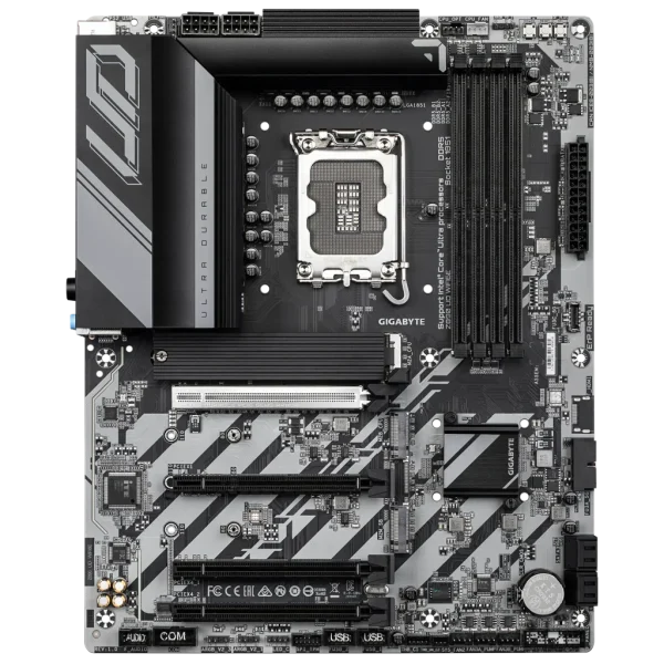 GIGABYTE Intel® Z890 Chipset for LGA 1851; 4x DDR5; 3x M2; USB4® USB Type-C®/DP; ATX.