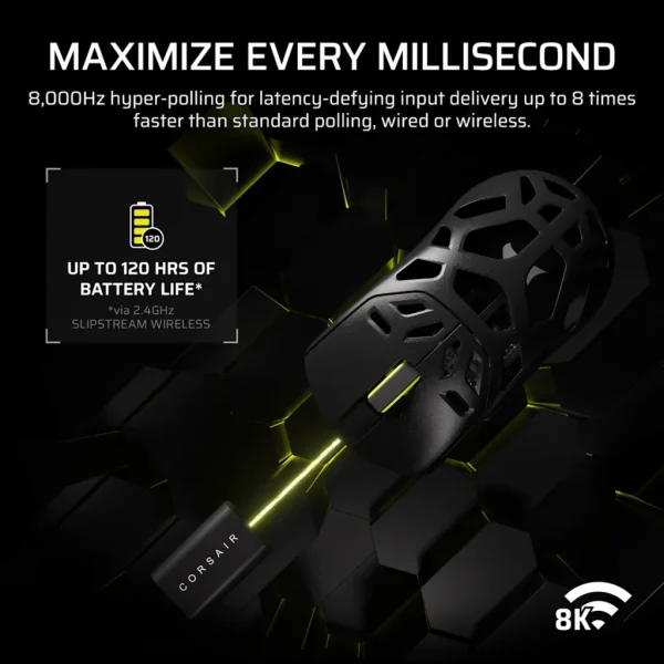 SABRE v2 PRO WIRELESS MAGNESIUM ALLOY Gaming Mouse – Black; 33kDPI.