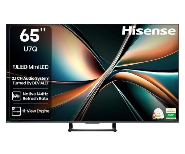 HISENSE LEDN65Q7Q 65'' QLED 144hz 4k Smart 144Hz VRR Game Mode PRO