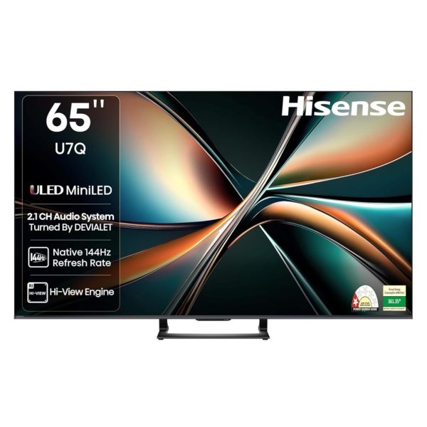 HISENSE LEDN65Q7Q 65'' QLED 144hz 4k Smart 144Hz VRR Game Mode PRO