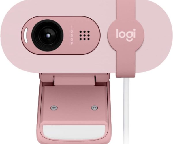 LOGI Brio 100 Full HD Webcam - Rose