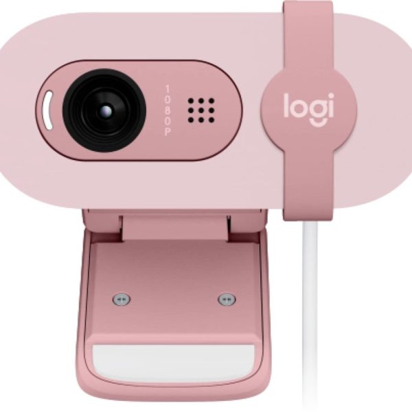 LOGI Brio 100 Full HD Webcam - Rose