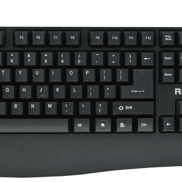 RCT Wireless Keyboard & Mouse Combo |104-Key Membrane Keyboard | AI Tool Key | Optical Mouse; 1000-3200 DPI