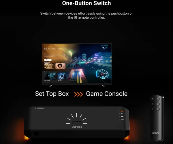 4-Port True 4K HDMI Switch