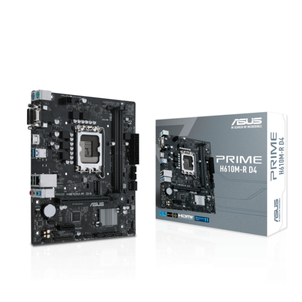 ASUS Motherboard/LGA1700/12/13/14Gen/DDR4/1xM.2/4xSATA/1xPCIe4x16/1xPCIe3x1/ D-Sub/HDMI/DVI/PS2/4xUSB