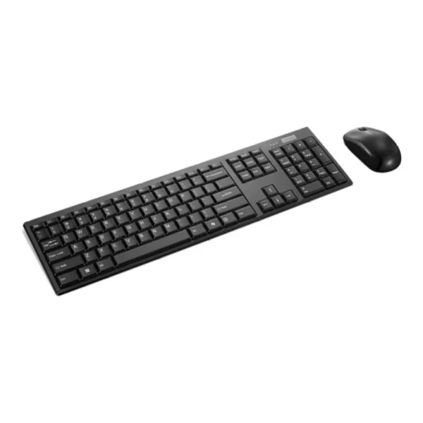 LENOVO 100 Wireless Keyboard and Mouse Combo | US English | 2.4Ghz Receiver | BLACK| 1600 DPI | 1yr Carry In