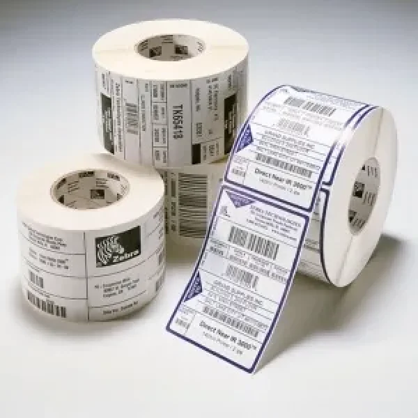 Zebra Label; Polyester; 102x51mm; Thermal Transfer; Z-Ultimate 3000T White; Permanent Adhesive; 76mm Core; 4/Box