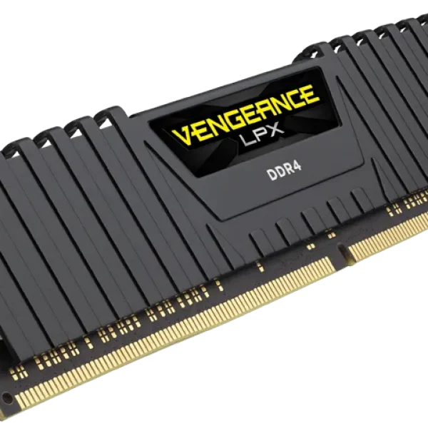 Corsair VENGEANCE® LPX 8GB (1 x 8GB) DDR4 DRAM 2666MHz C16 Memory Kit; 16-18-18-35; 1.2V; Black