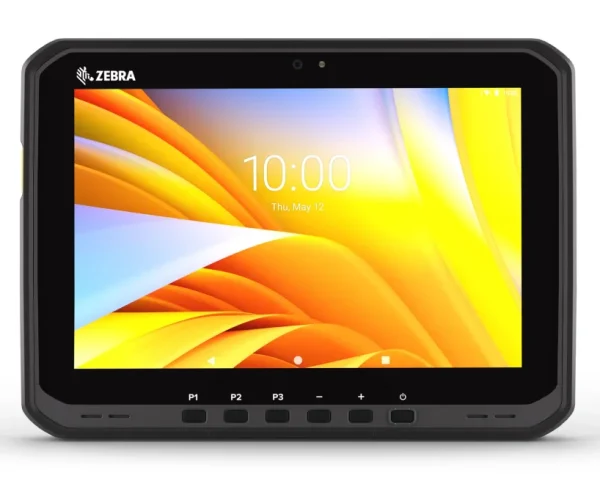 Zebra ET65; Standard Touch Screen; 1 physical SIM and 1 eSIM; 8/128 GB RAM/Flash; Android GMS; Standard Battery; ROW