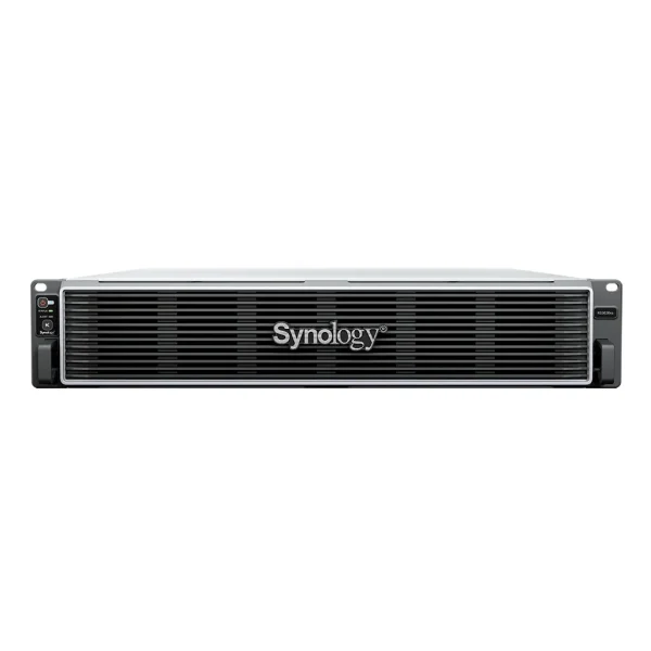 Synology 12-bay 2U rackmount NAS - Intel Xeon CPU; scalable up to 864TB; up to 48GB memory; GPU cards support.