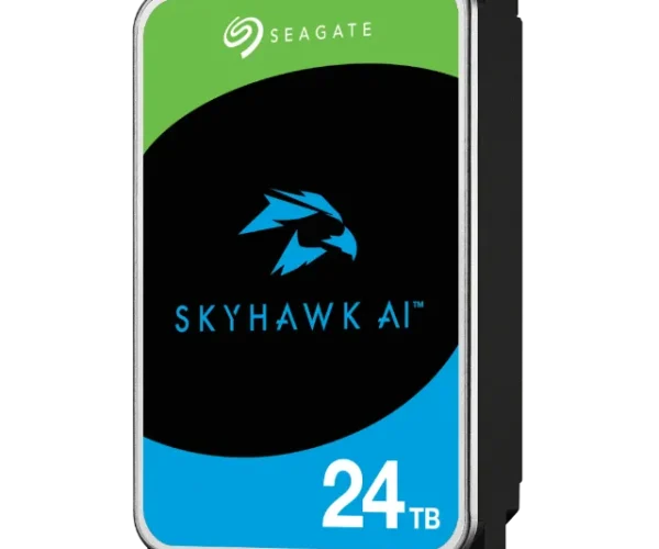 Seagate Skyhawk AI ST24000VE002 24TB 3.5'' HDD Surveillance Drives; SATA 6GB/s Interface; 256MB Cache; RPM: 7200; 512e; 5 Year l